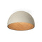 Duo Symmetrical Flush Mount  option American Walnut / Cream