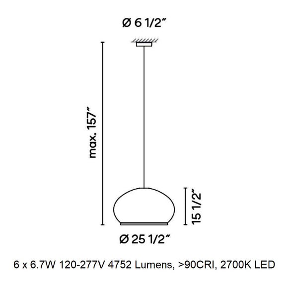 Knit LED Pendant Light