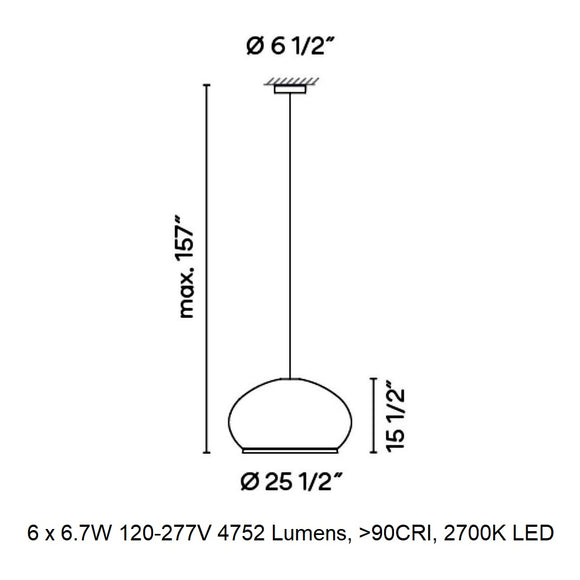 Knit LED Pendant Light