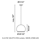 Knit LED Pendant Light