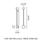Pin Wall Sconce