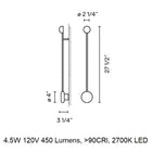 Pin Wall Sconce