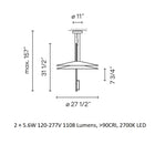 Flamingo 1510 LED Pendant Light