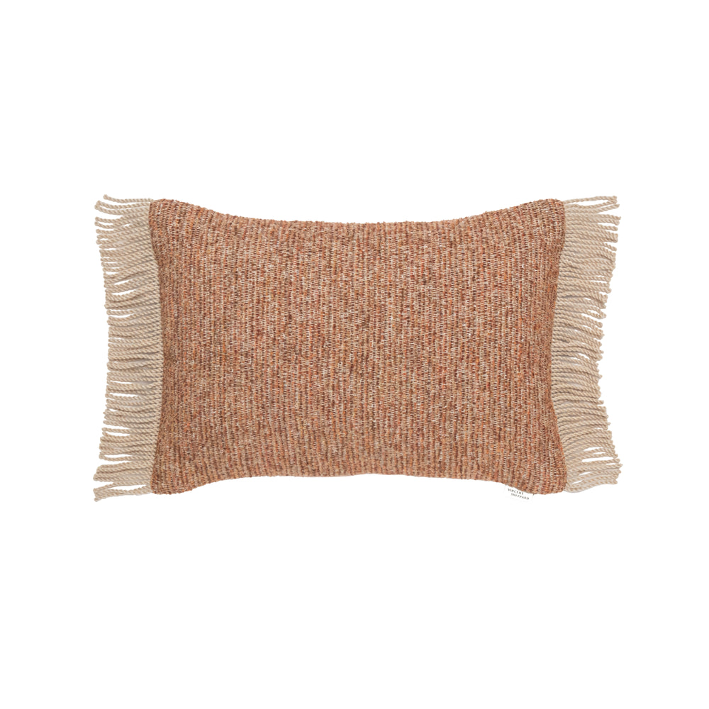 Indira Deco Outdoor Long Fringe Lumbar Pillow