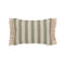 Indira Deco Outdoor Long Fringe Lumbar Pillow  option Fez Green