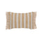 Indira Deco Outdoor Long Fringe Lumbar Pillow  option Fez Ochre