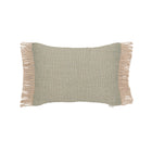Indira Deco Outdoor Long Fringe Lumbar Pillow