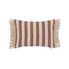 Indira Deco Outdoor Long Fringe Lumbar Pillow