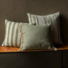 Indira Deco Outdoor Short Fringe Throw Pillow
