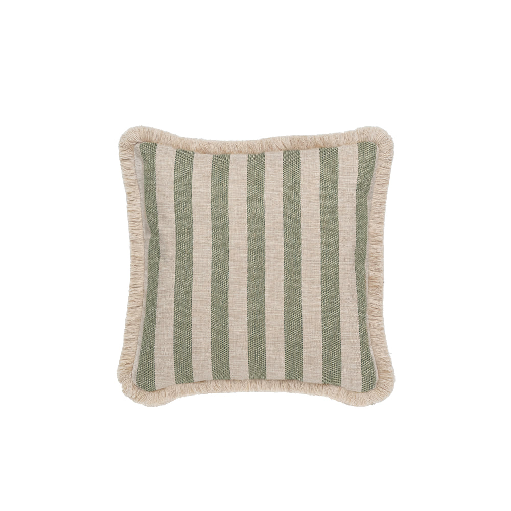 Indira Deco Outdoor Short Fringe Throw Pillow