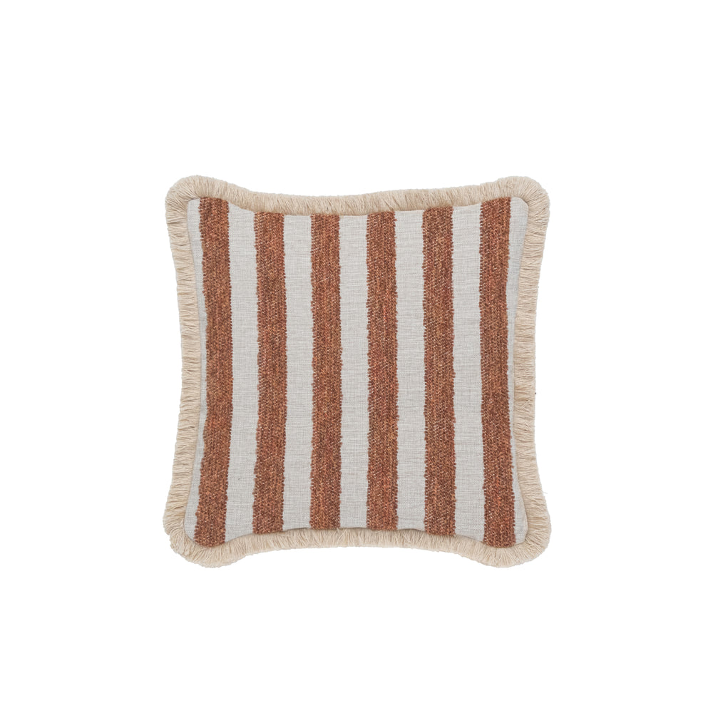 Indira Deco Outdoor Short Fringe Throw Pillow