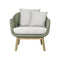 Alex Lounge Chair  option Dusty Green