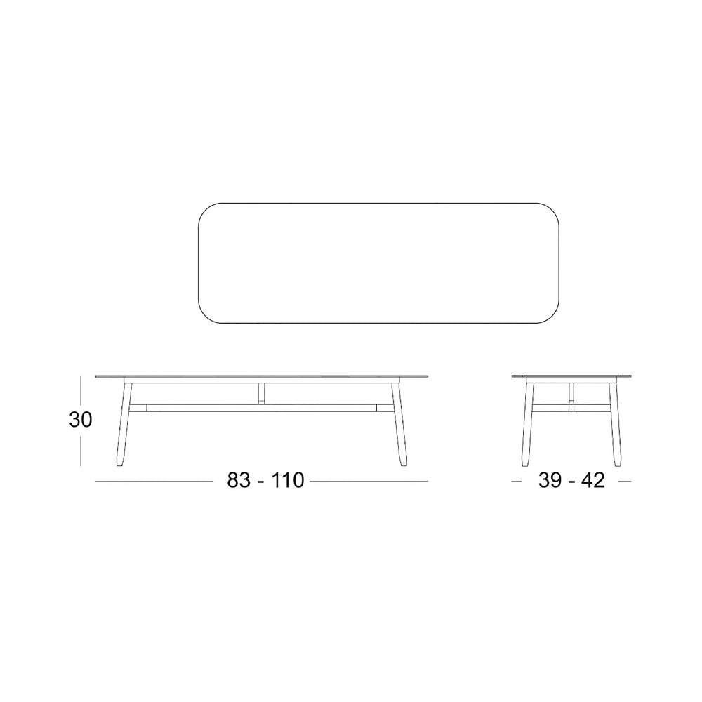 David Outdoor Dining Table