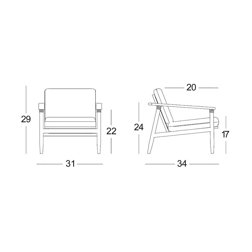 David Outdoor Lounge Chair