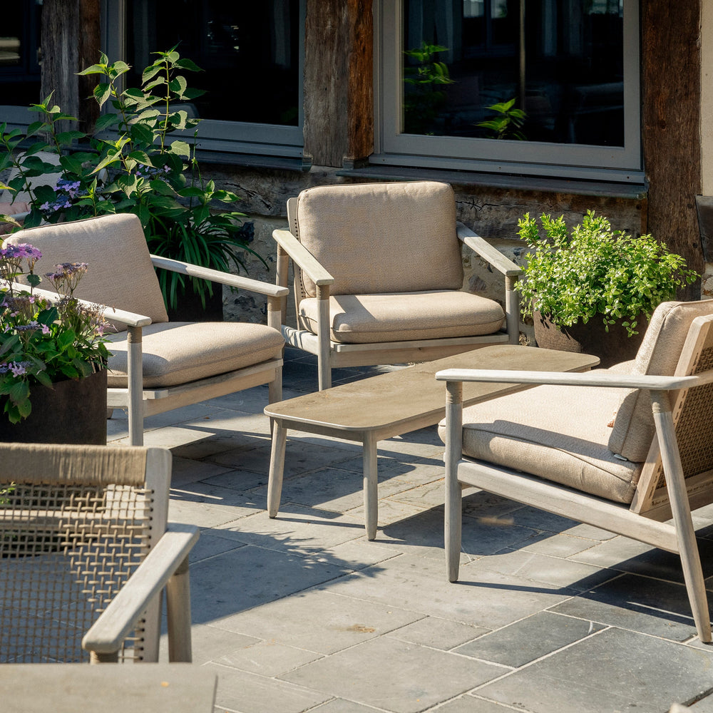 David Outdoor Rectangular Coffee Table