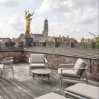 David Outdoor Round Coffee Table