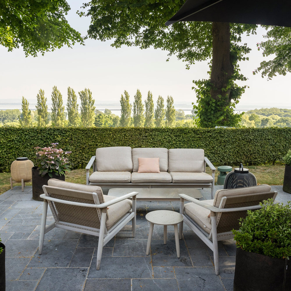David Outdoor Round Side Table