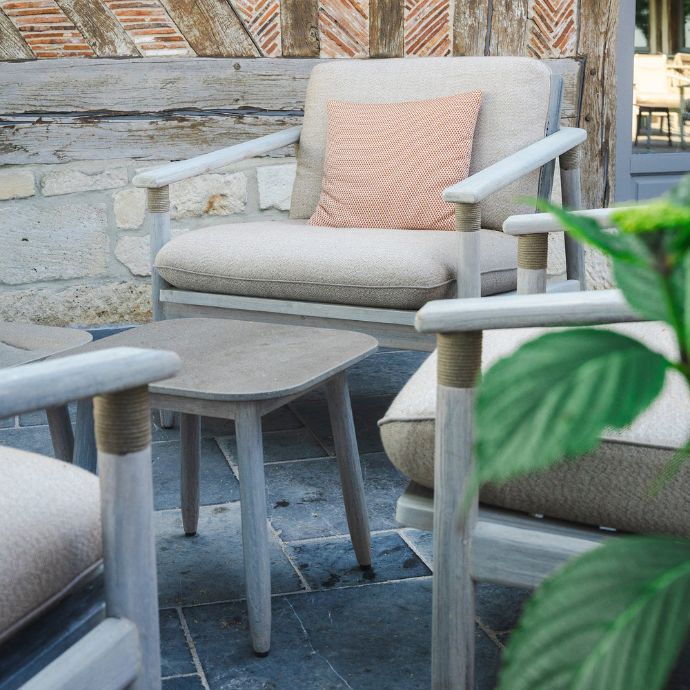 David Outdoor Square Side Table