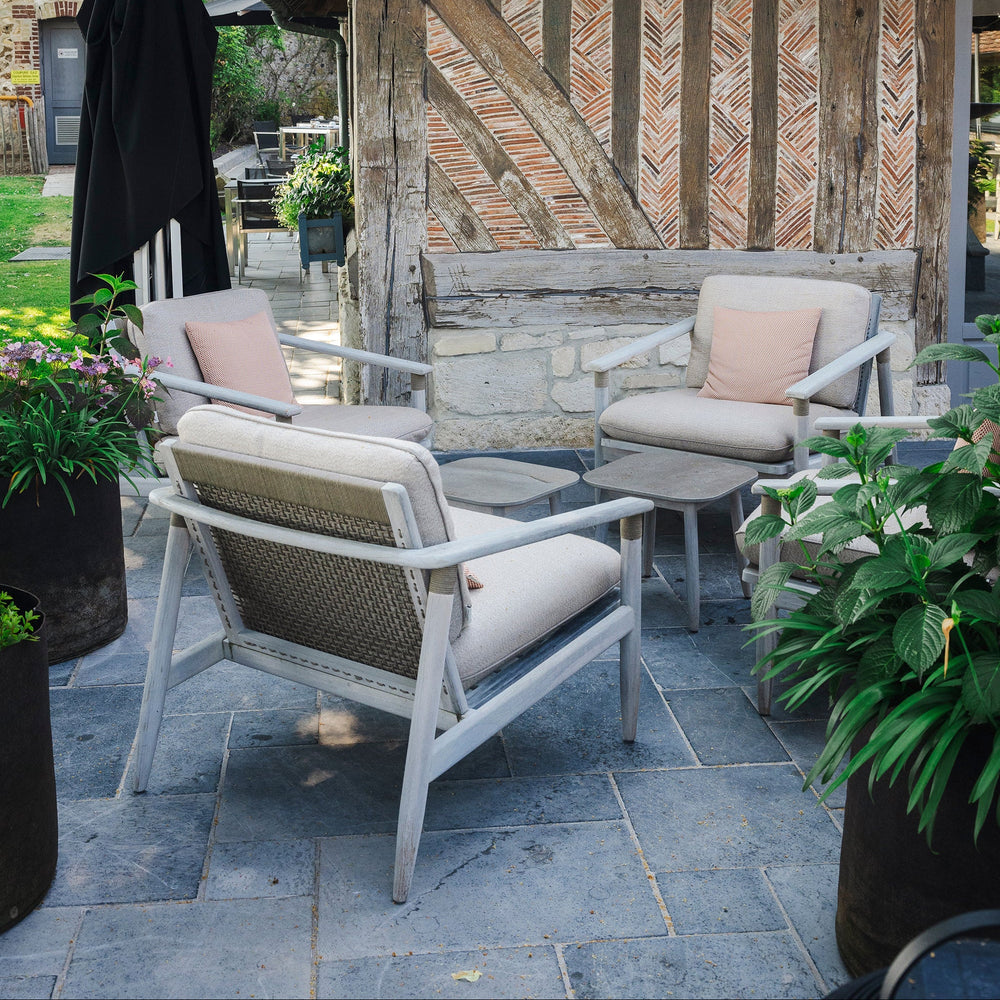 David Outdoor Square Side Table