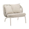 Kodo Outdoor Lounge Chair  option Dune White
