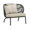 Kodo Outdoor Lounge Chair  option Fossil Grey