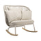 Kodo Outdoor Rocking Chair  option Dune White