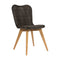 Lena Outdoor Dining Chair  option Mocca