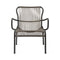 Loop Outdoor Lounge Chair  option Fossil Grey