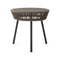 Loop Outdoor Side Table  option Fossil Grey