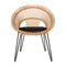 Roy Outdoor Dining Chair  option Camel