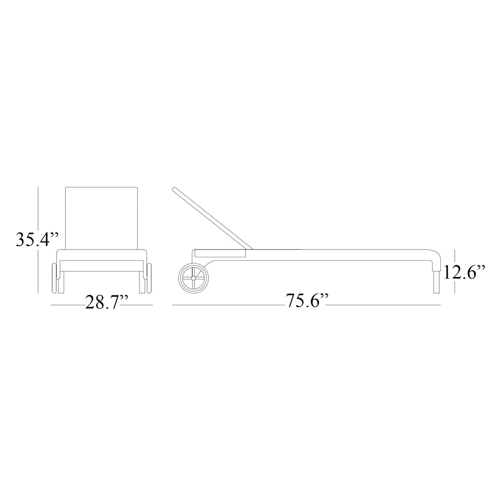 Safi Outdoor Sunlounger