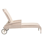 Safi Outdoor Sunlounger with Armrest