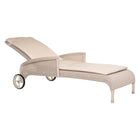 Safi Outdoor Sunlounger with Armrest