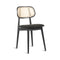 Titus Dining Chair  option Black Boucle