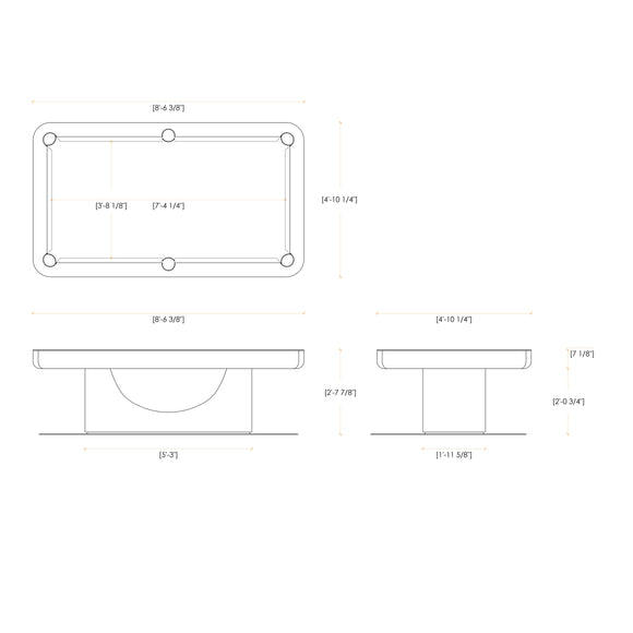 Mono Pool Table