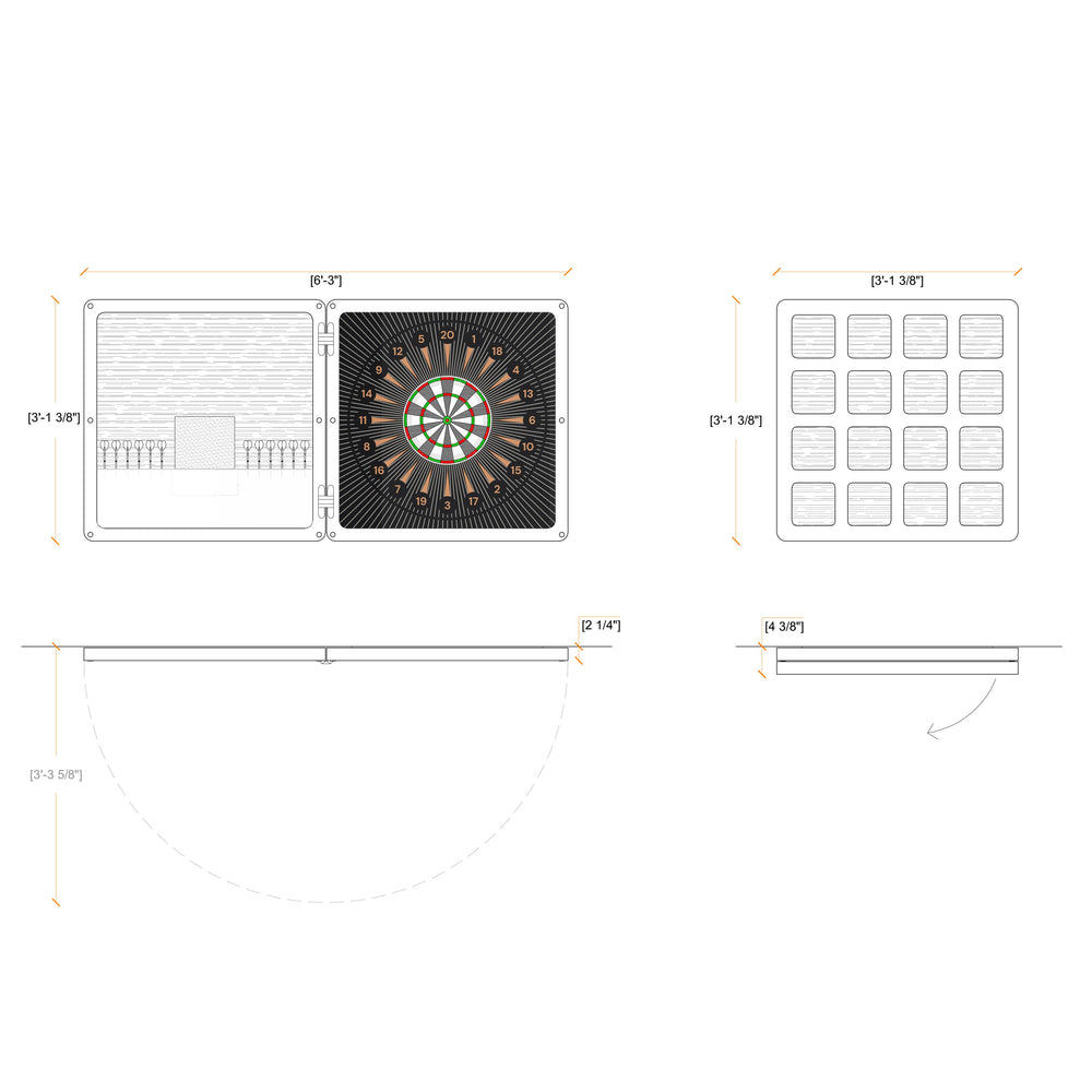 Nido Darts Cabinet