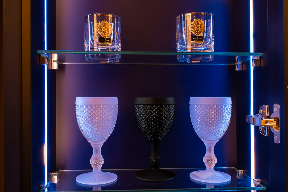 Bicos Bicolor Wine/Water Goblet
