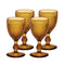 Bicos White Wine Goblet (Set of 4)  option Amber