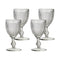 Bicos Wine/Water Goblet (Set of 4)  option Clear