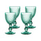 Bicos Wine/Water Goblet (Set of 4)  option Mint Green