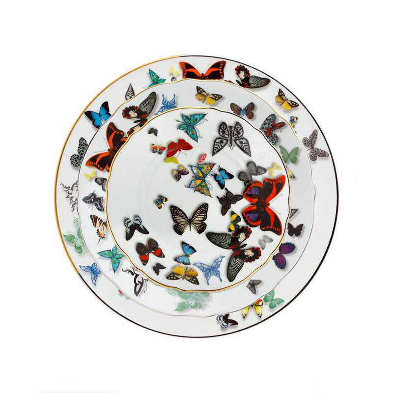Vista Alegre Butterfly Parade Dinner Plate