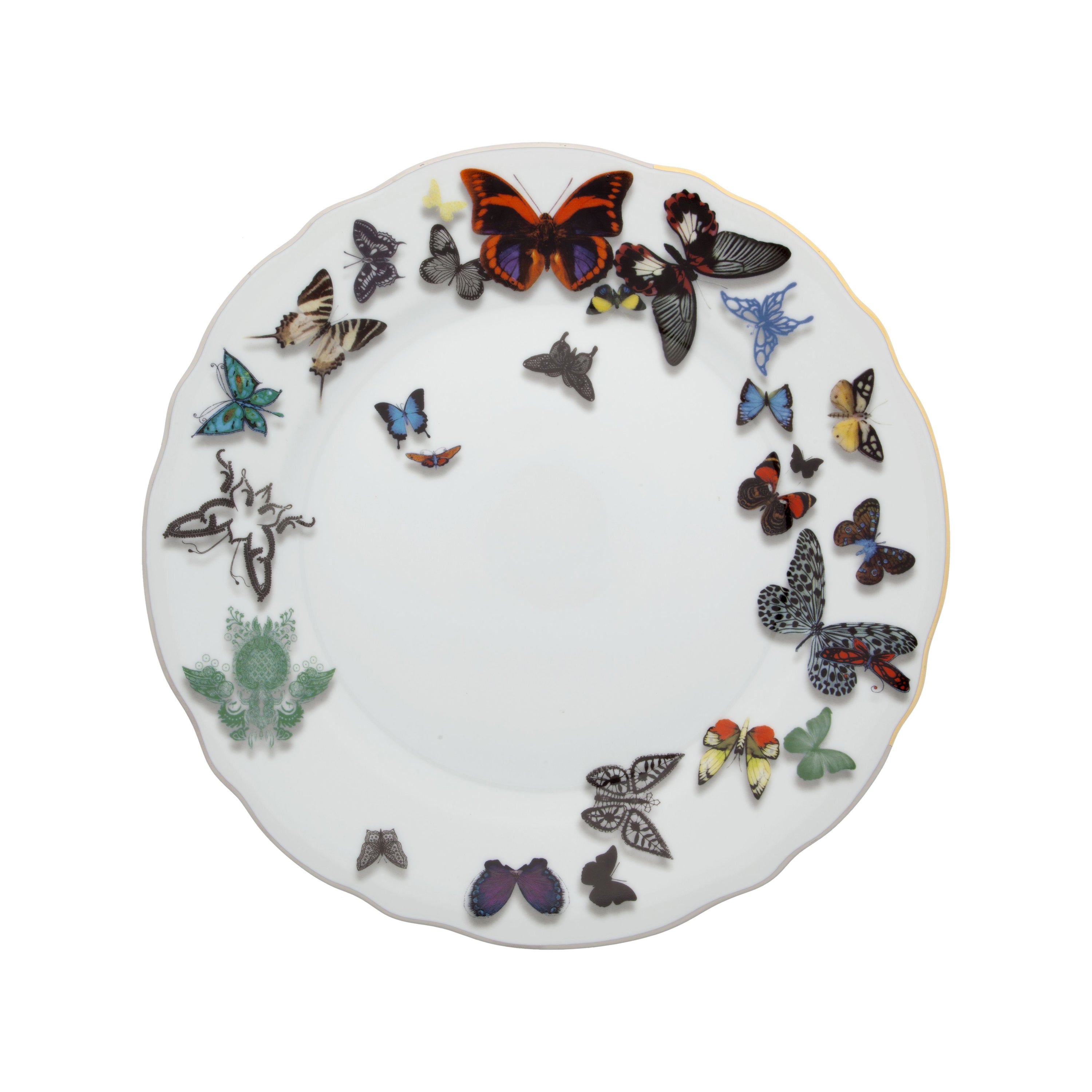 Vista Alegre Butterfly Parade Dinner Plate - Thumbnail 2