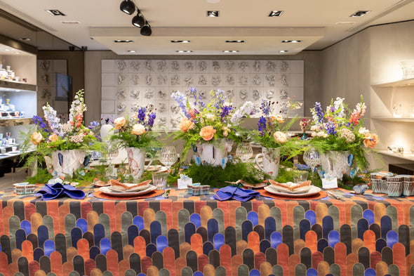 Cloudy Butterflies Hand-Sculpted Vase