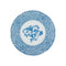 Coralina Dessert Plate  option Blue