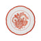 Coralina Dinner Plate  option Orange