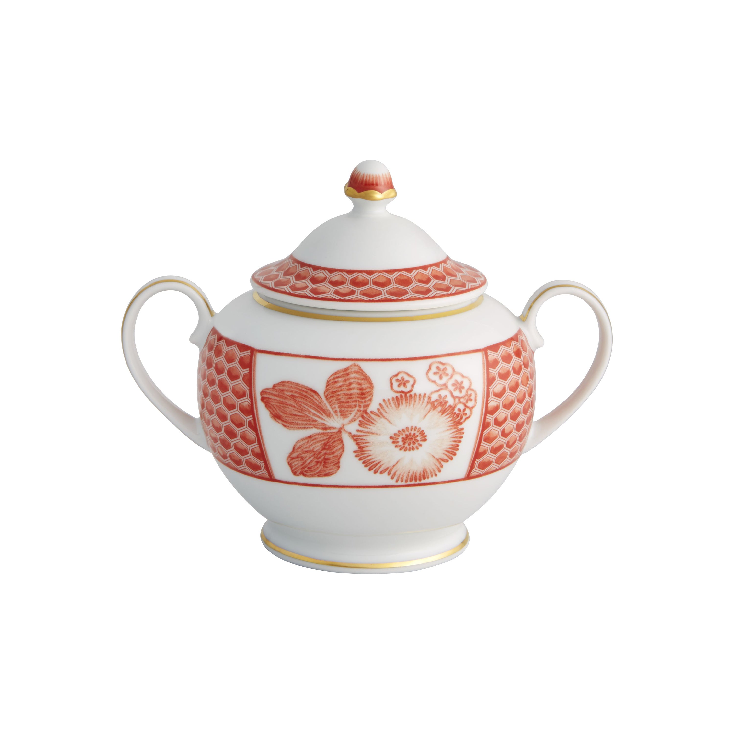 Coralina Porcelain Sugar Bowl - Thumbnail 4