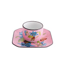 Fete Vos Jeux Espresso Cup with Saucer (Set of 4)