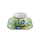 Fete Vos Jeux Espresso Cup with Saucer (Set of 4)