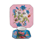 Fete Vos Jeux Espresso Cup with Saucer (Set of 4)