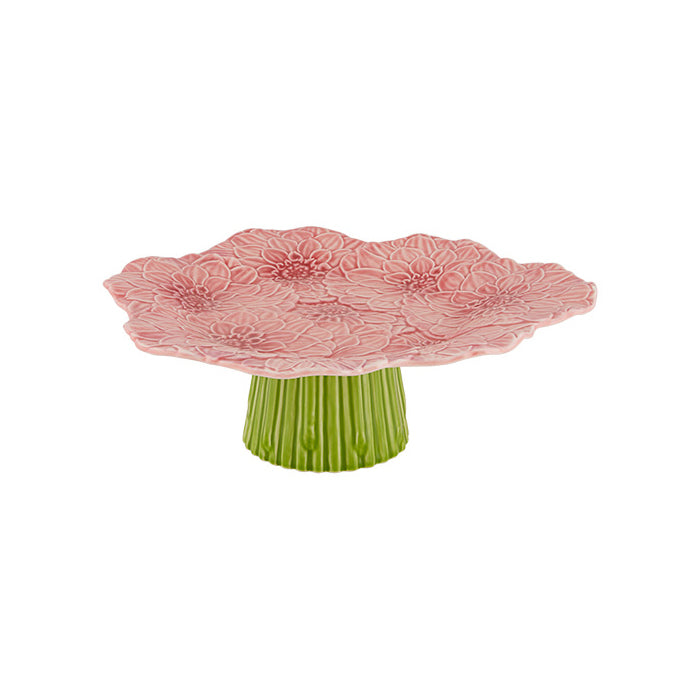 Maria Flor Cake Stand - Pink / Small: 12.2 in width